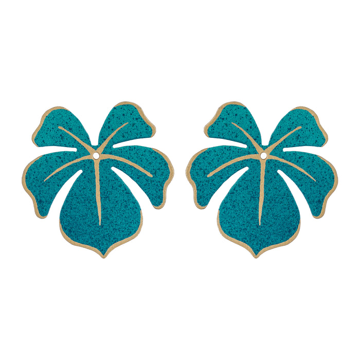 Single Teal Tahiti Earrings