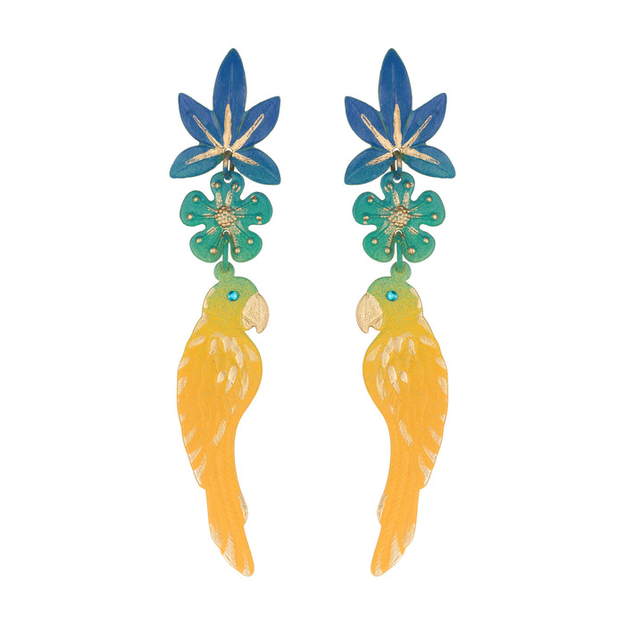 Carib Macaw Earrings