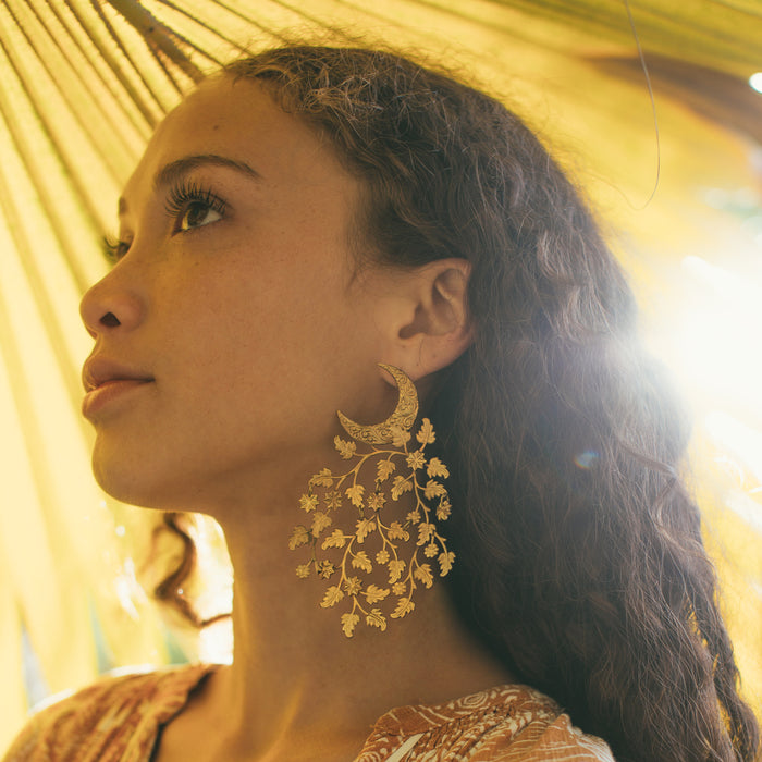 Woven in Moonlight Earrings
