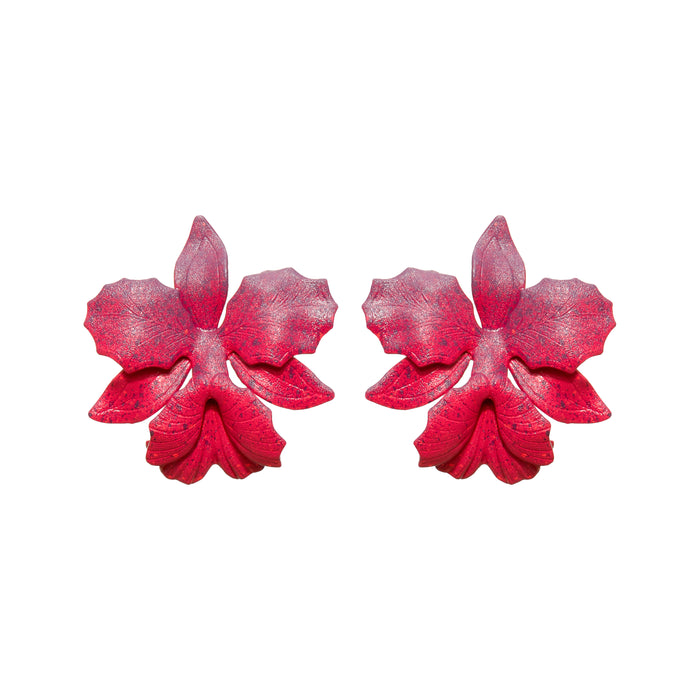 Laelia Orchid Studs