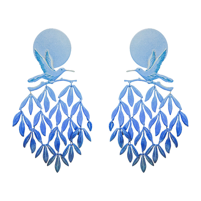 Moonlight Tropical Tapestry Earrings