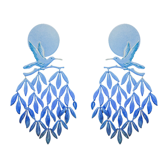 Moonlight Tropical Tapestry Earrings