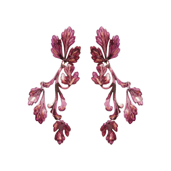 Plum Pietrina Earrings