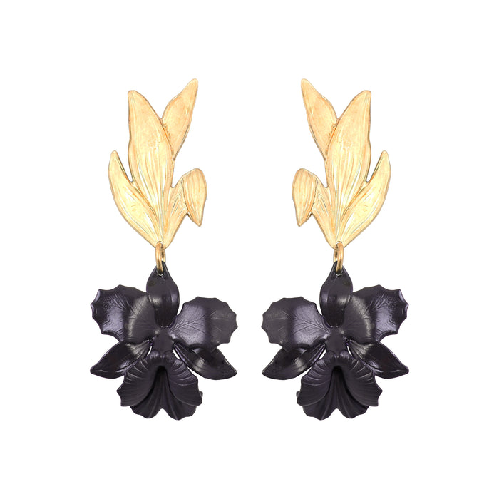 Kalea Orchid Earrings