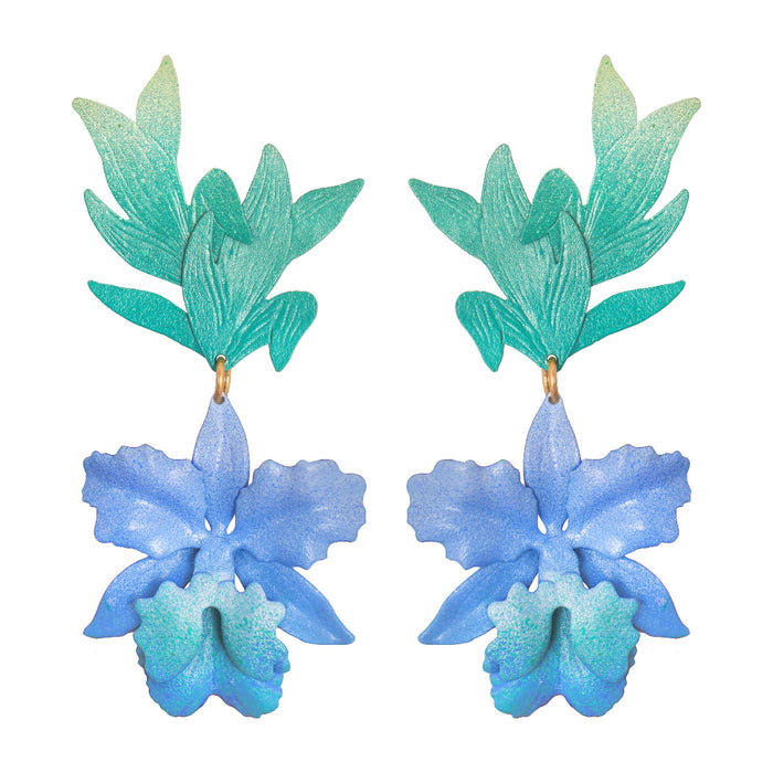 Oceanne Orchid Earrings