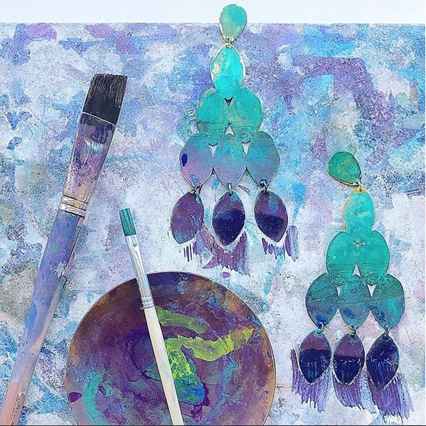 Ocean Ombre Kiketta Earrings