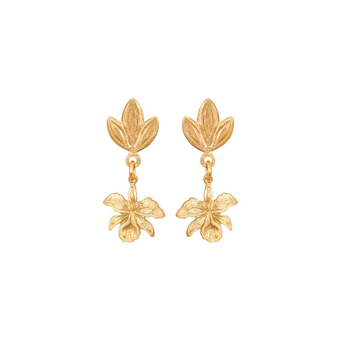 Wee Laelia Orchid Earrings