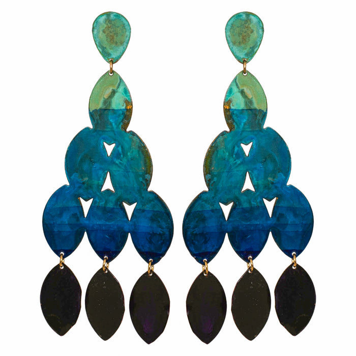 Ocean Ombre Kiketta Earrings