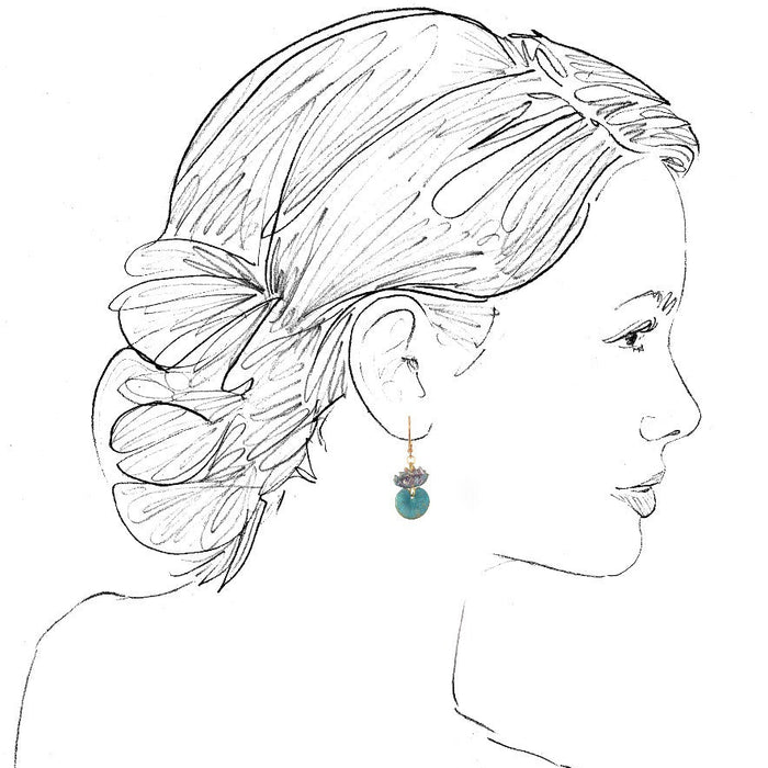 Waterlily Earrings