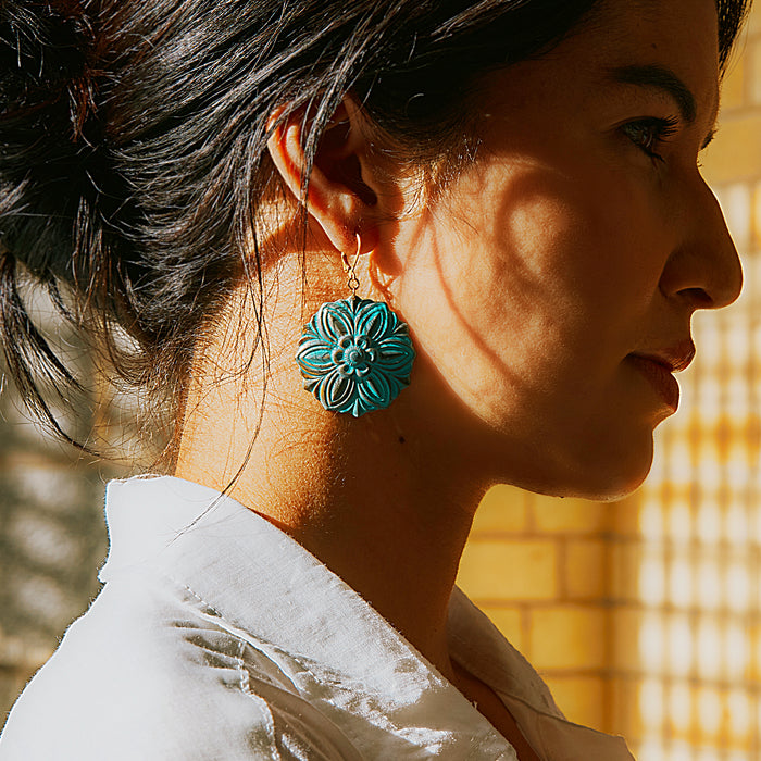 Verdigris Siena Earrings