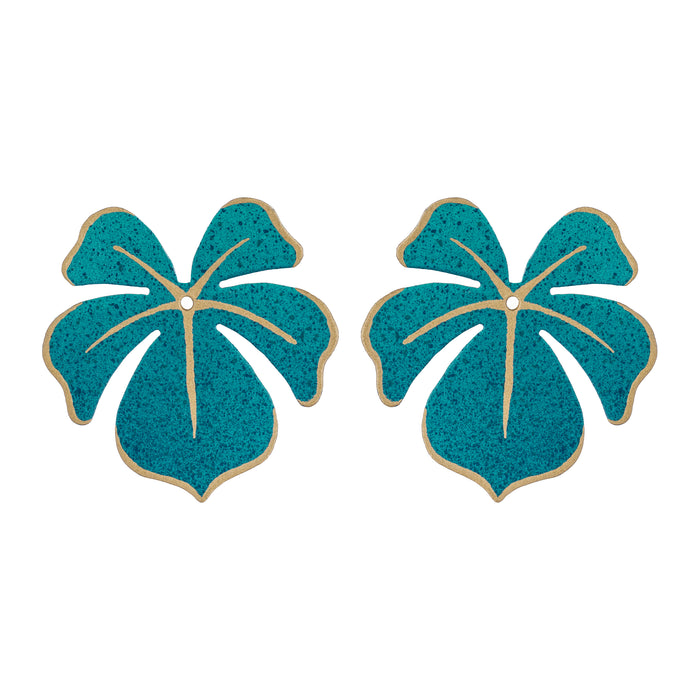 Single Teal Tahiti Earrings