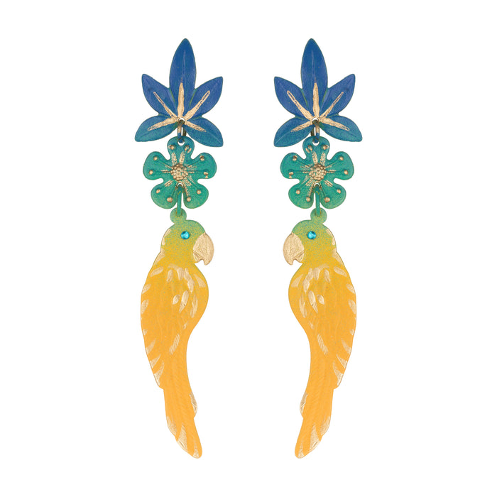 Carib Macaw Earrings