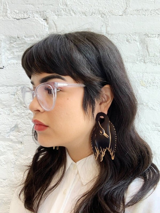 Black Swan Earrings