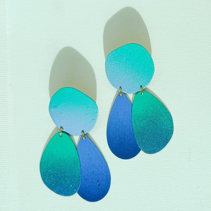 Pool Pebble Earrings