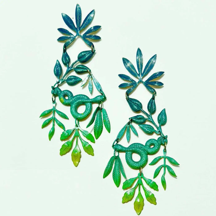 Green Ombre Grand Riviere Earrings