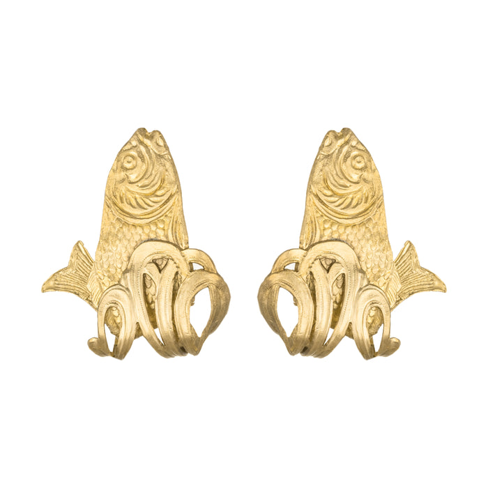 Sacred Cod Hoop Earrings