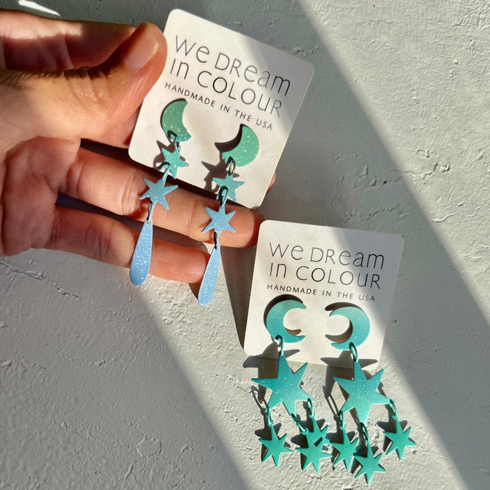 Little Blue Pleiades Earrings