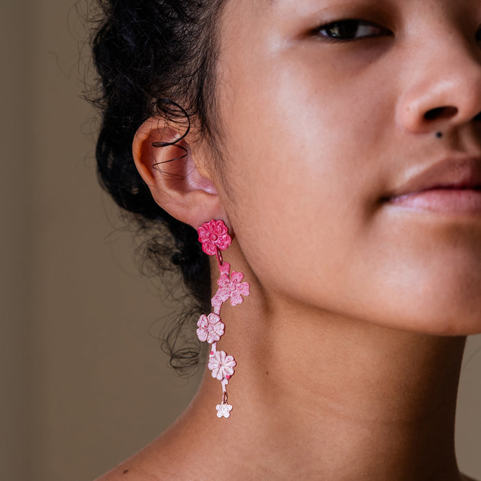 Pink Kyoto Earrings