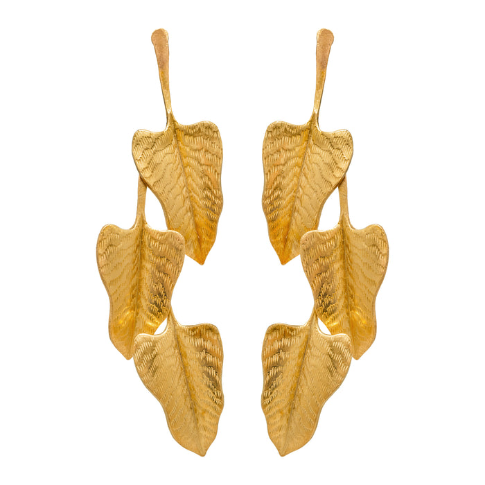 Cascading Anthurium Earrings