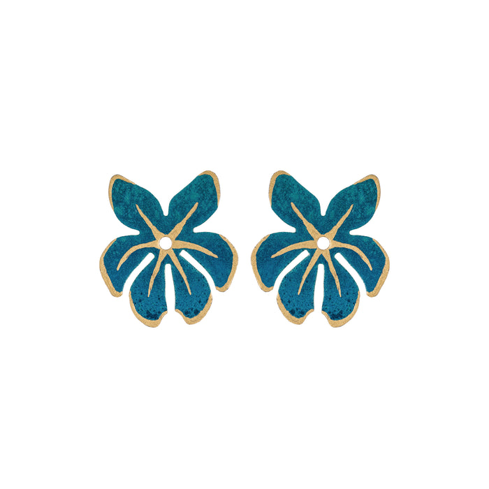 Mini Teal Tahiti Earrings