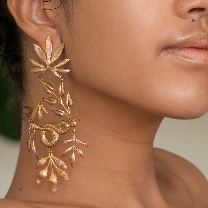 Gold Grande Riviere Earrings