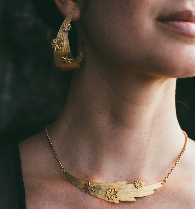 Comet Hoop Earring