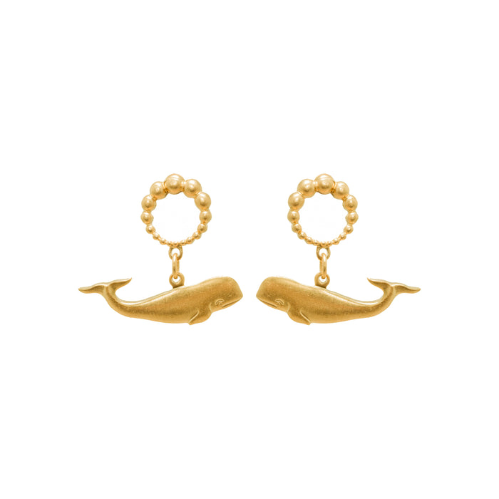Whale Earrings