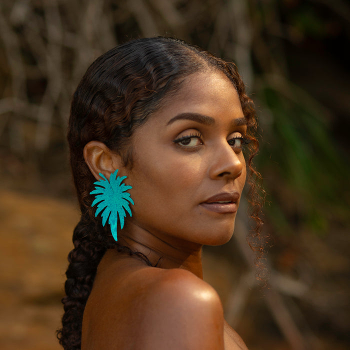 Ocean Palm Earrings