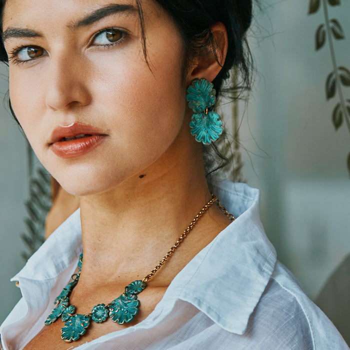 Verdigris Okeanis Earrings