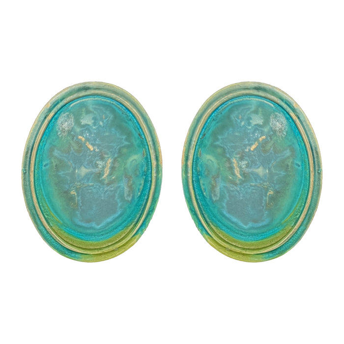 Verdigris Paros Earrings