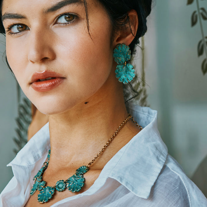 Verdigris Okeanis Earrings