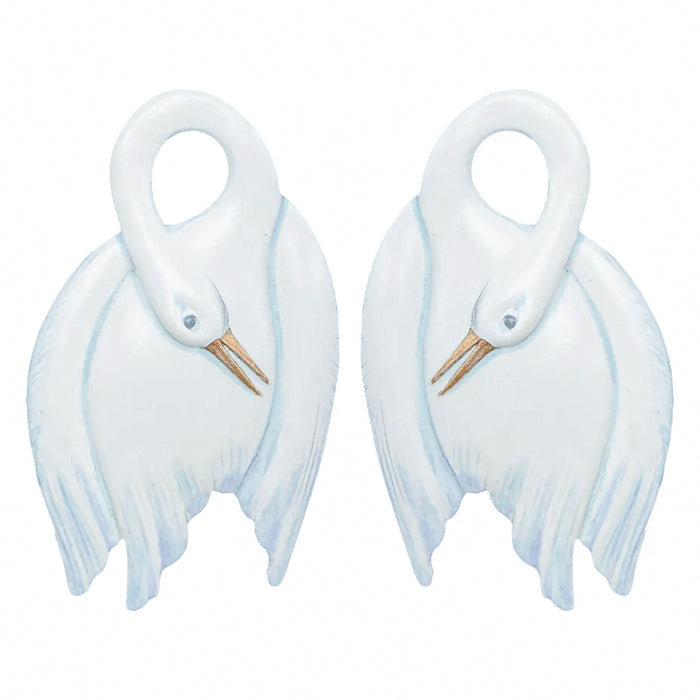 Swan Earrings