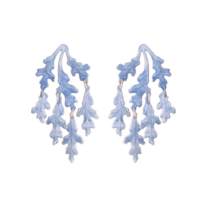 Frosted Weeping Oak Earrings