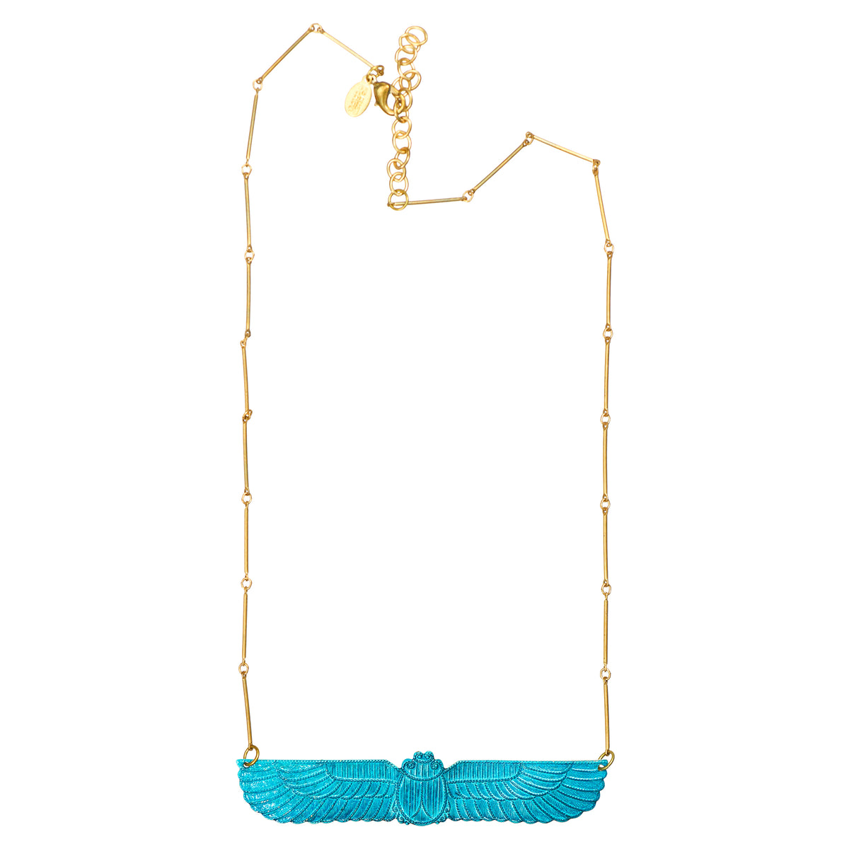 Winged store scarab necklace