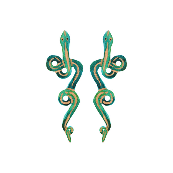 Small Serpentine Earrings