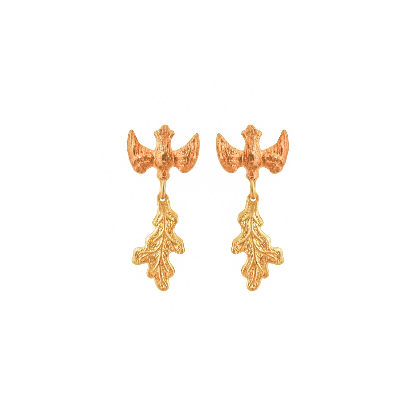 Flower Dream Earring Leopard Brown main image 1