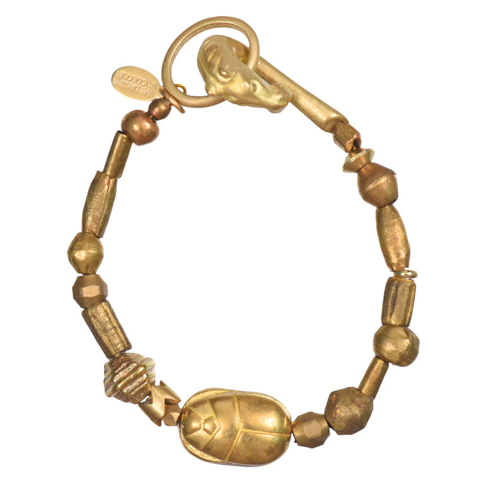 Golden Scarab Bracelet