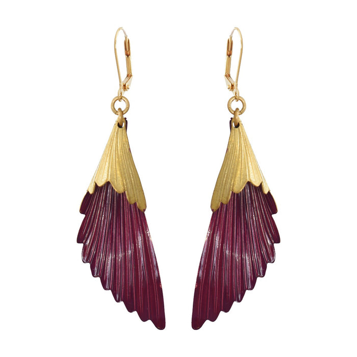 Plum Mika Earrings