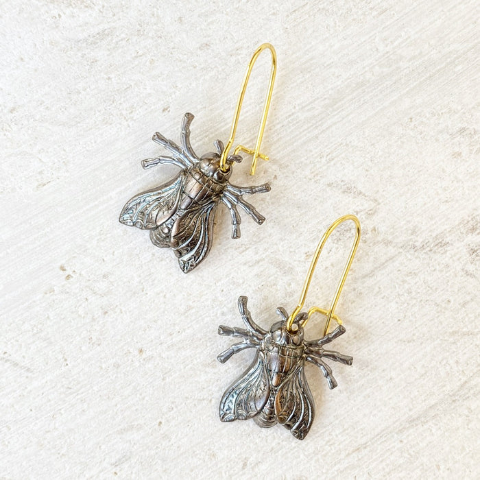 Black Fly Earrings