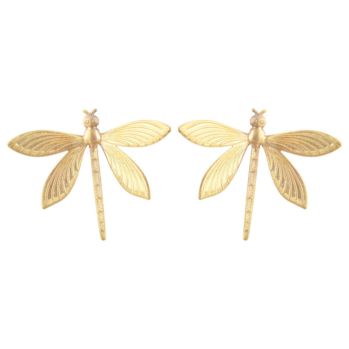 Gold Dragonfly Earrings– We Dream in Colour