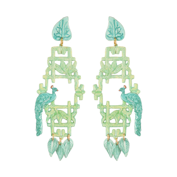 Jade Yuyuan Earrings