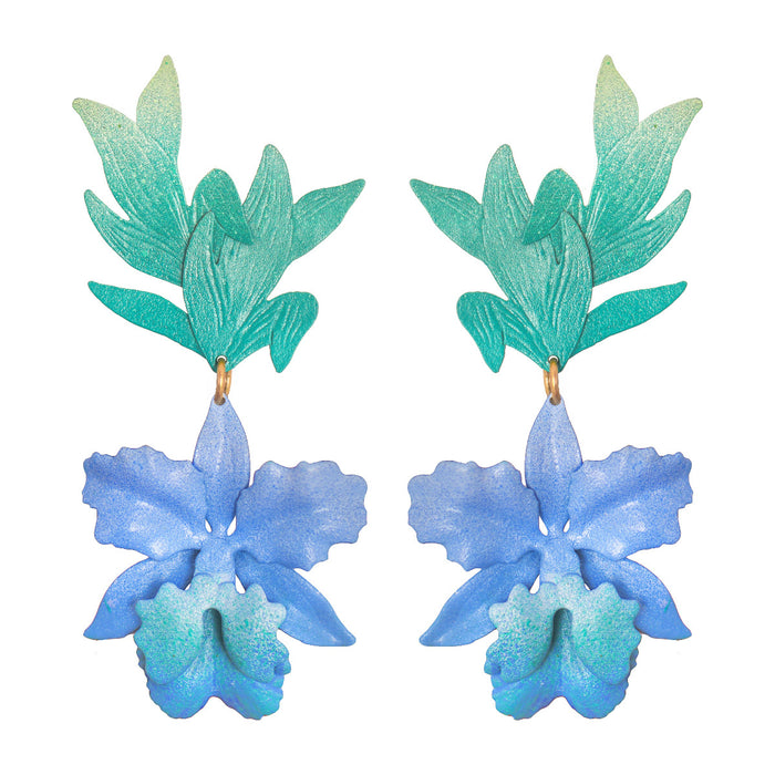 Oceanne Orchid Earrings