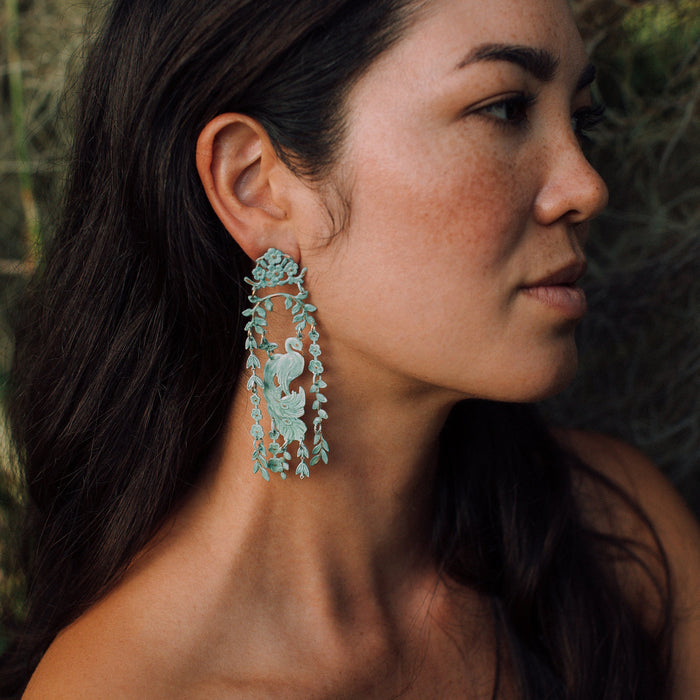 Jade Palace Garden Earrings