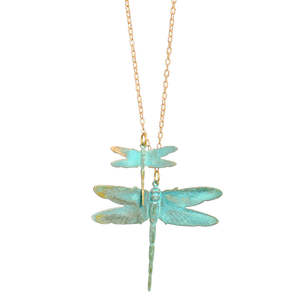 Large on sale dragonfly necklace