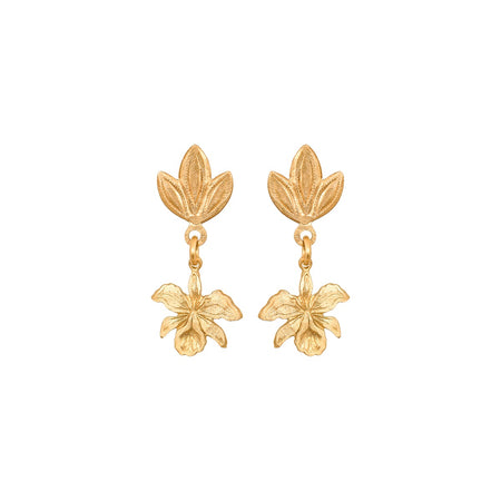 Wee Laelia Orchid Earrings