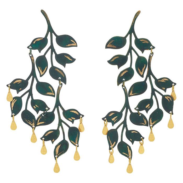 Emerald Ophelia Earrings