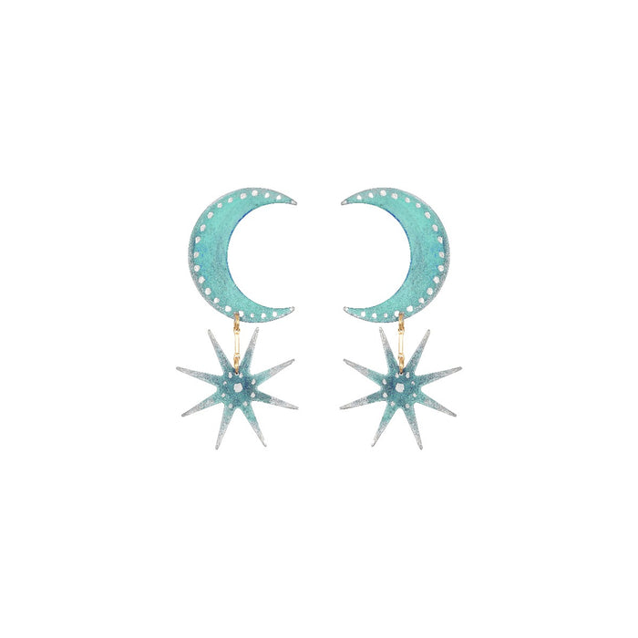 Little Teal Skies Earrings