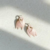 Little Blush Swan Earrings